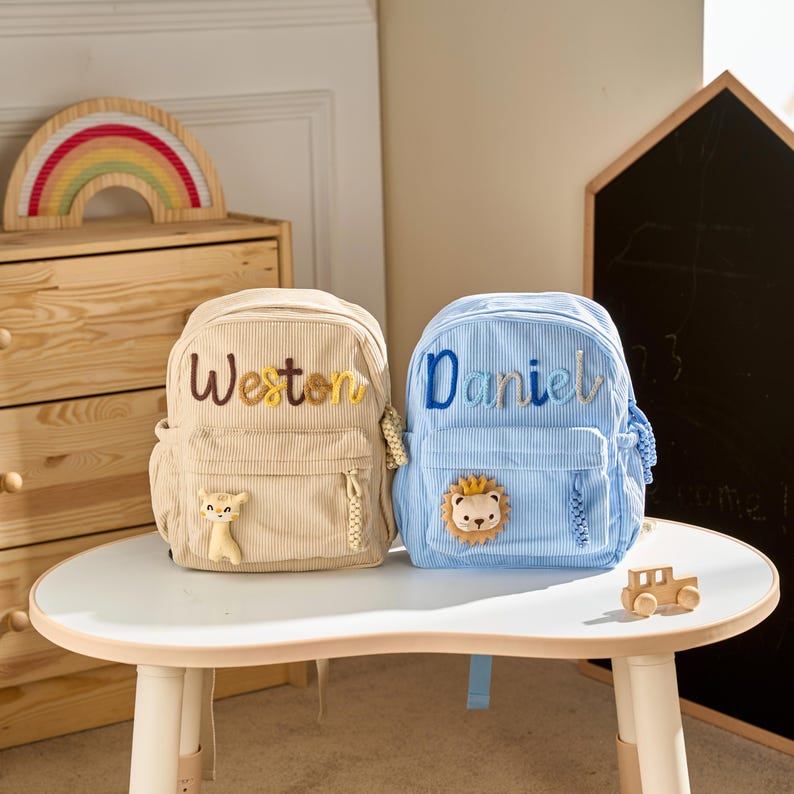 Personalized Toddler Backpack • Kindergarten Gift • Back to School • Summer Camp Bag 商品缩略图