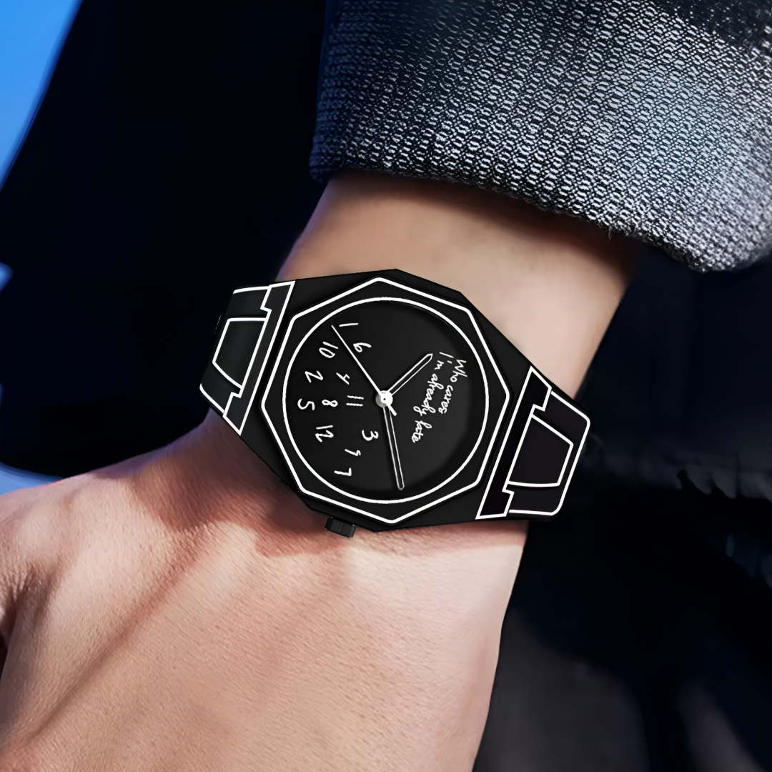 Line Style Watches Men's Watches 2d-Inspired Design Watches Best Gifts For Him