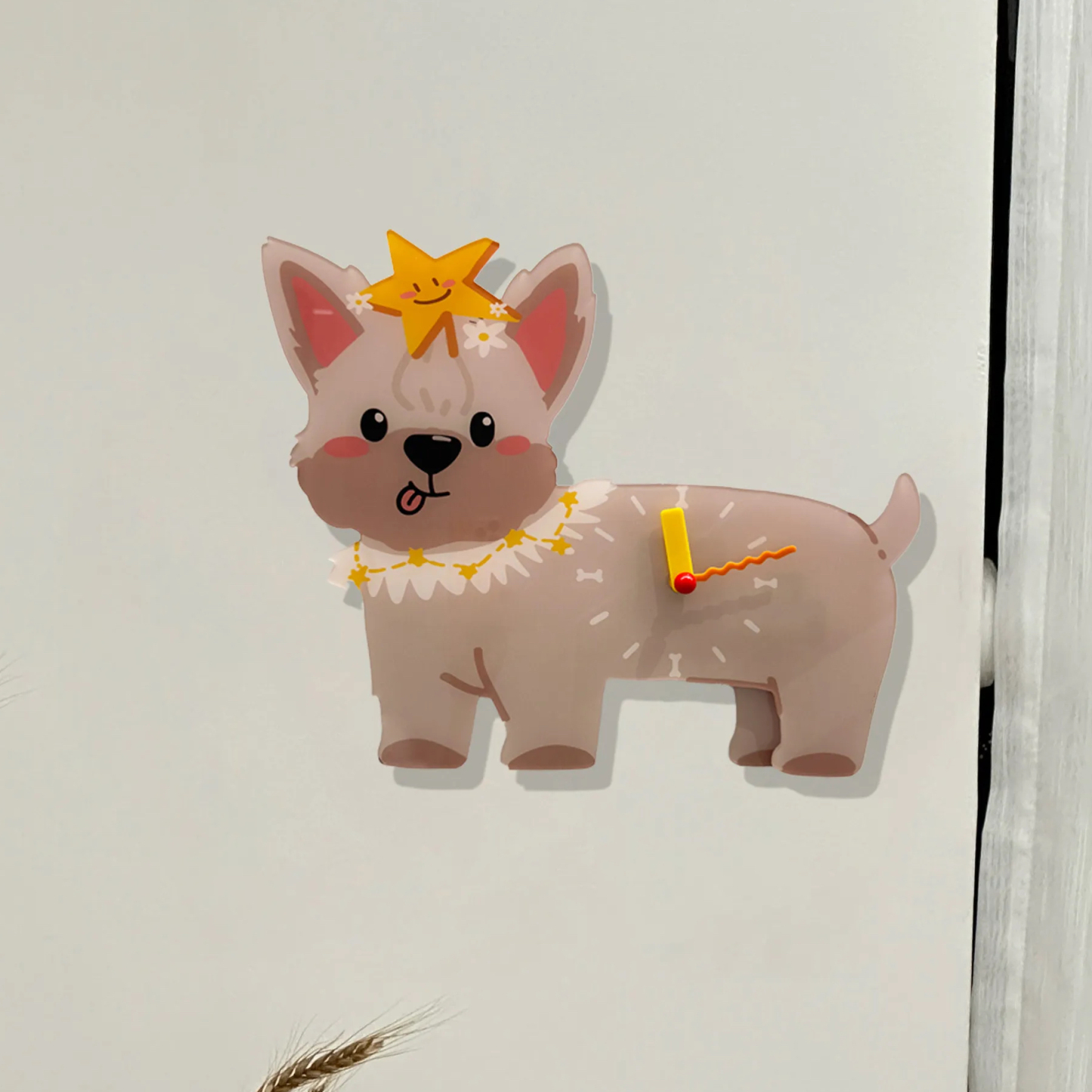 Personalized Pet Wall Clock Custom Wall Clock with Photo Unique Wall Art for Pet Lovers