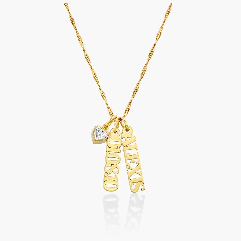 Custom Chain Name Necklace Multi-name Necklace Diamond Name Necklace Gift For Her