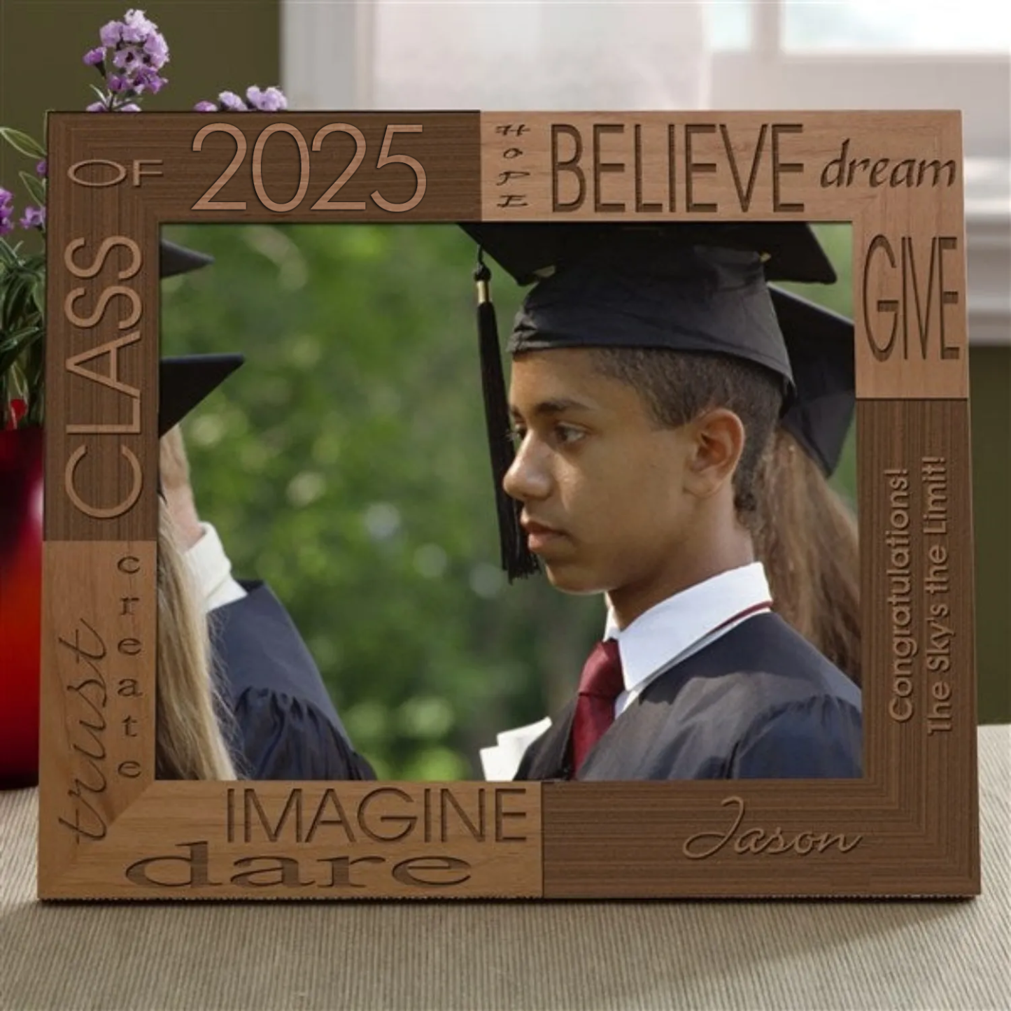 Dream & Believe Personalized Picture Frame