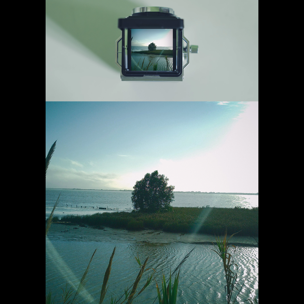 Retro Simulation Twin-Lens Reflex Camera, Photo Taking, Hand-Cranked Video Recording Gift