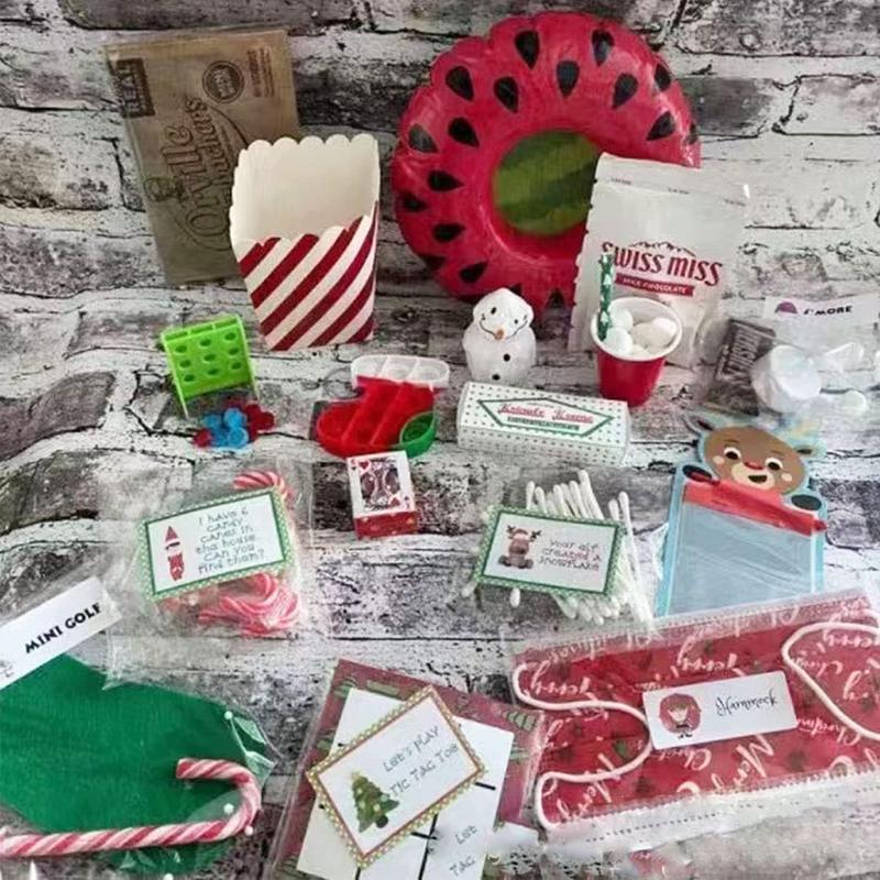 2024 Elf Kit 24 Days Of Christmas Elf Kits For Christmas Elf On The Shelf 24 Day Kits Christmas Activities Christmas Countdown Gift Set