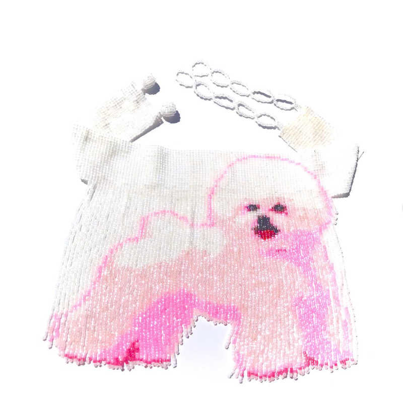 Custom Pet Photo Beaded Tassel Choker Necklace Personalized Handmade Fringe Jewelry Gift for Pet Lovers