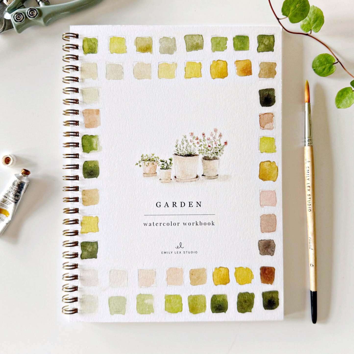LAST DAY SALE 50% OFF - Watercolor Workbook Say Goodbye to Anxiety Awaken your artistic talent