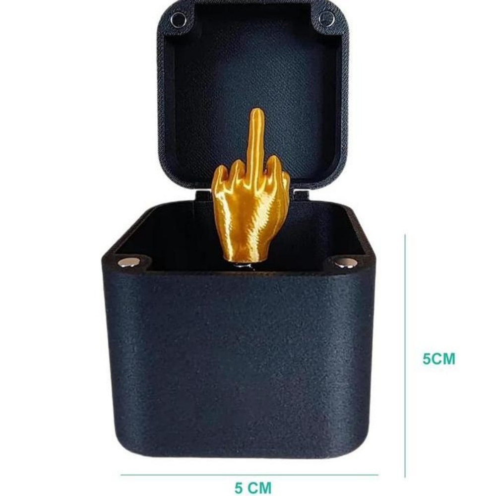 Custom Text Middle Finger in A Box Middle Finger Surprise Gift Box Just for You Middle Finger Gift