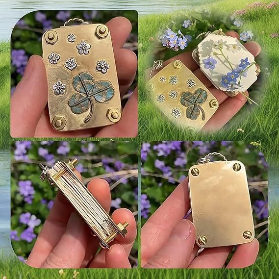 Micro Flower Press Miniature Flower Press Set Mini Flower Press for Adults Plants Arts and Crafts Metal Flower Press DIY Tools for