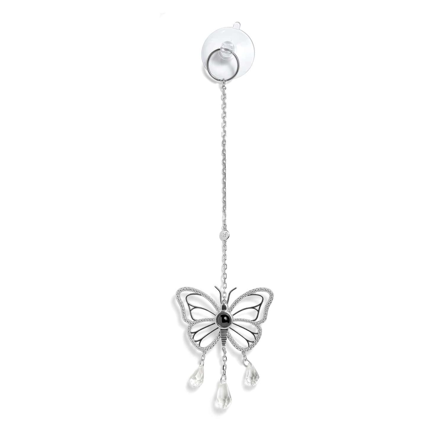Personalized Butterfly Photo Sun Catcher Projection Ornament