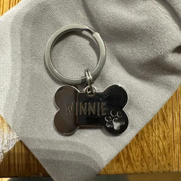 Custom Pet Name Bone Pendant Best Gift for Pet Owners