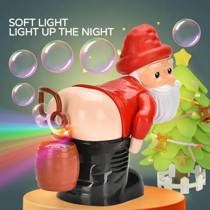 Xmas Sales - 50% OFFFunny Santa Bubble Blowing Machine