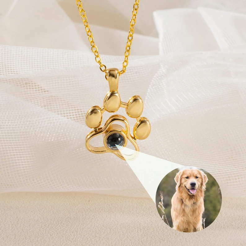Projection Photo Necklace Colorful Picture Pet Photo