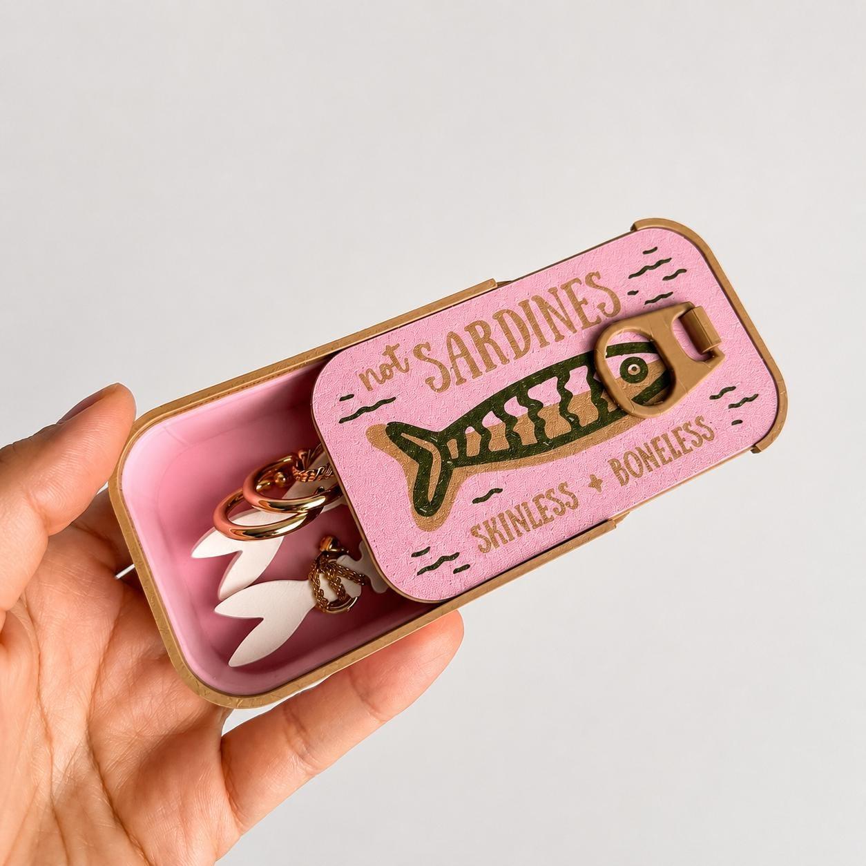 Travel Jewelry Box with Two Fish