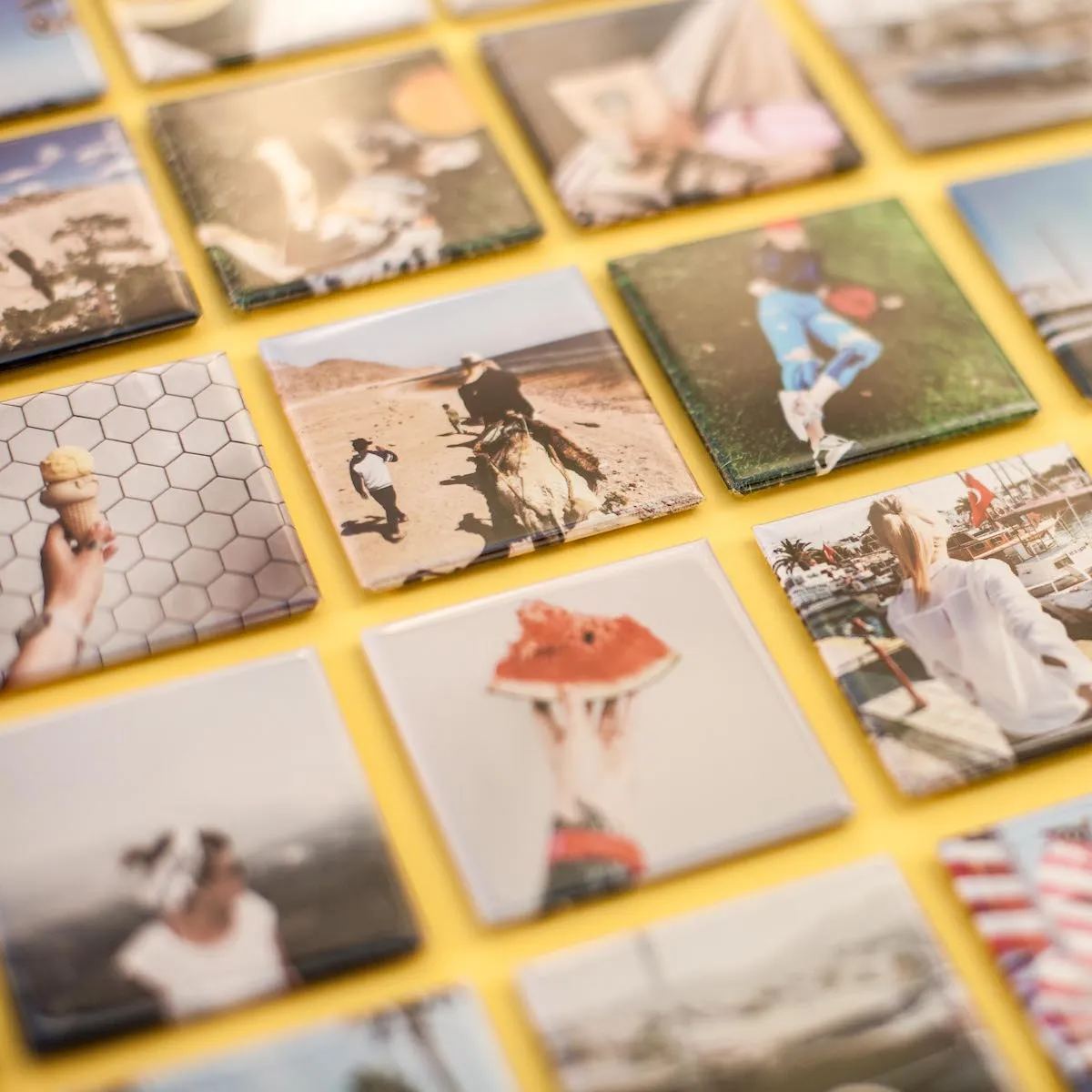 Custom Photo Magnets Set of 9
