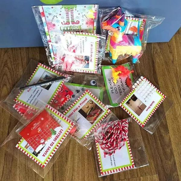 2024 Elf Kit 24 Days Of Christmas Elf Kits For Christmas Elf On The Shelf 24 Day Kits Christmas Activities Christmas Countdown Gift Set