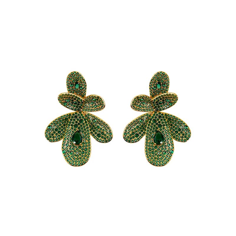 Petals Collection
Large Petal Earrings Full Of Diamonds