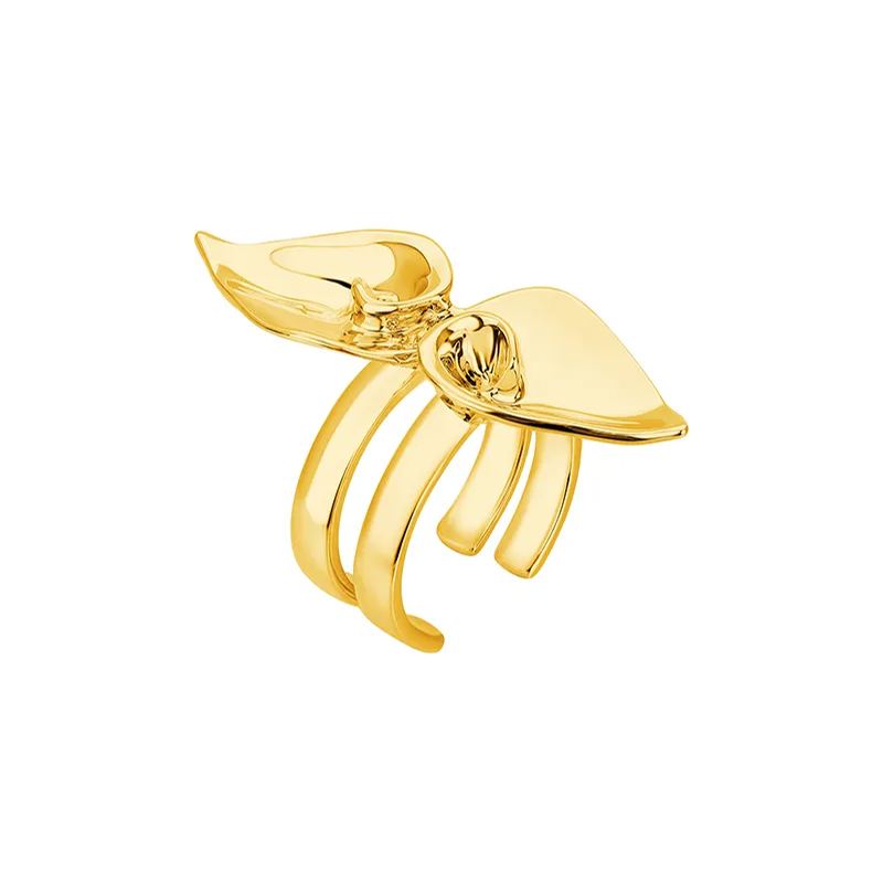 Calla Lily Collection Double Flower Combination Ring Size 17