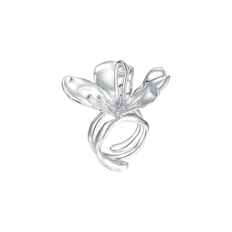 Peach Blooming Collection Flower Ring Size 14
