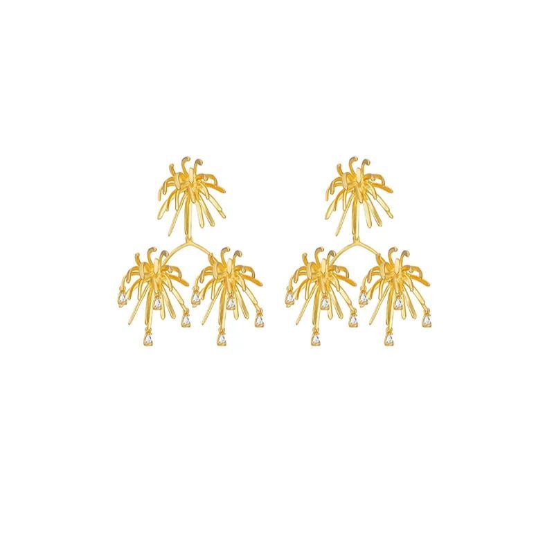 Palms Collection Radial Tassel Earrings