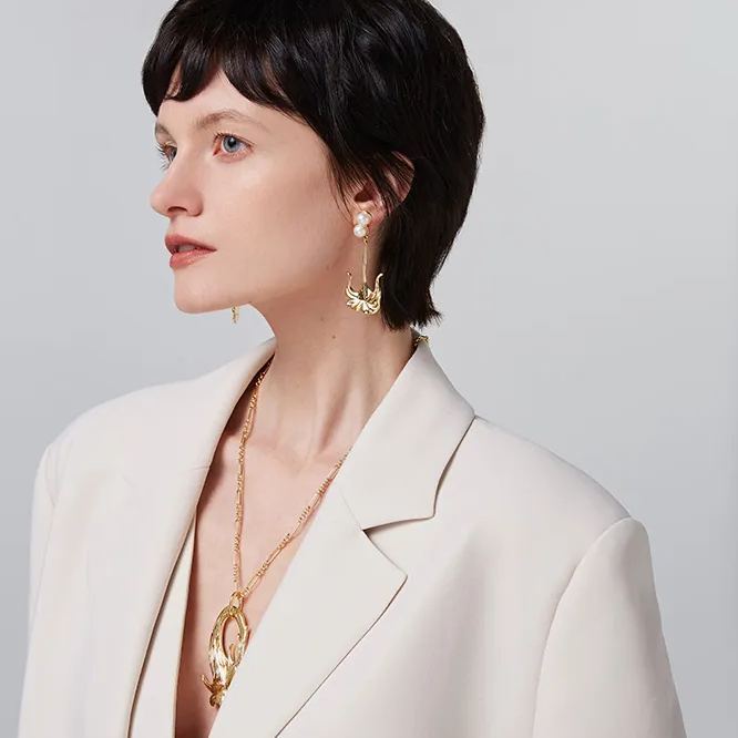 Datura Collection Single Flower Necklace