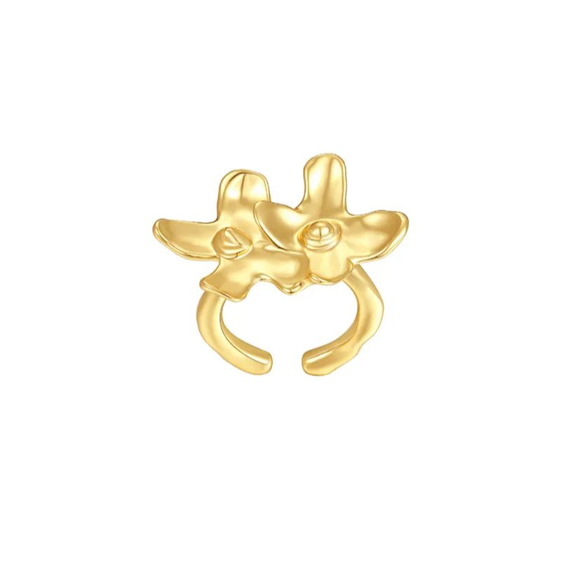 Hydrangea Collection Bifloral Open Ring