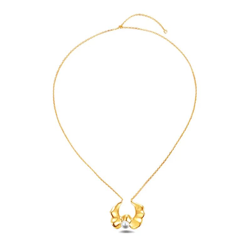 Calyx Collection Flower Design Necklace