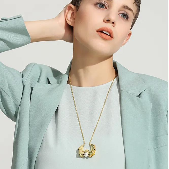 Calyx Collection Flower Design Necklace