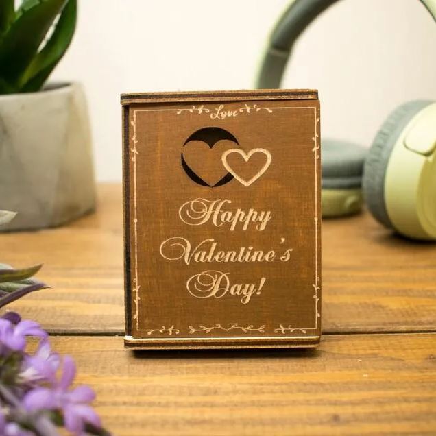 Best music gift for girlfriend, Custom photo music box with any song, Valentine's Day gift for her, Romantic present