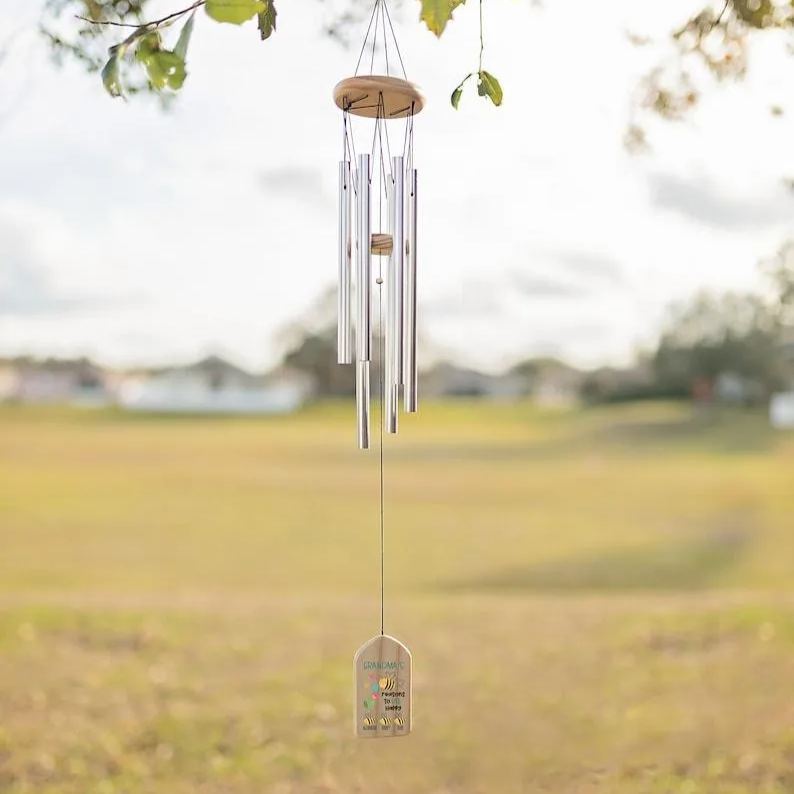 Personalized Wind Chimes Gift Nana Gift Chime Mother's Day Gift Custom Wind Chime Grandparents Day Gift