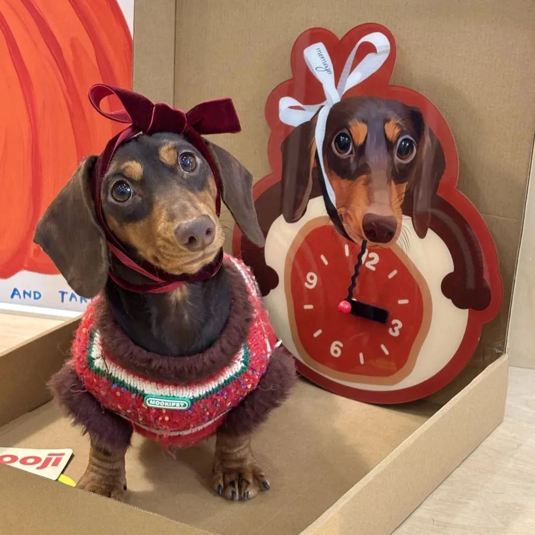 Custom Pet Photo Wall Clock
