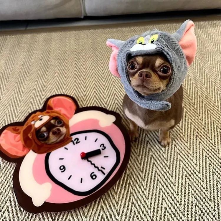 Custom Pet Photo Wall Clock