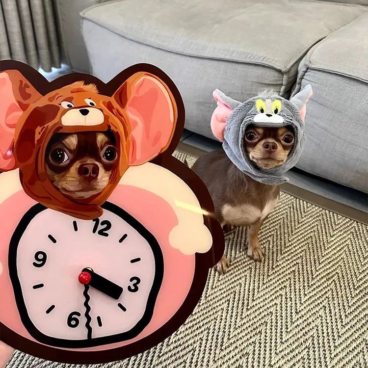 Custom Pet Photo Wall Clock