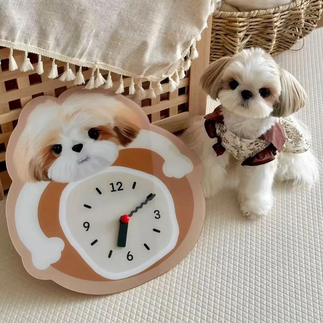 Custom Pet Photo Wall Clock