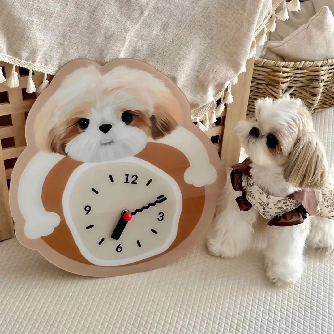 Custom Pet Photo Wall Clock