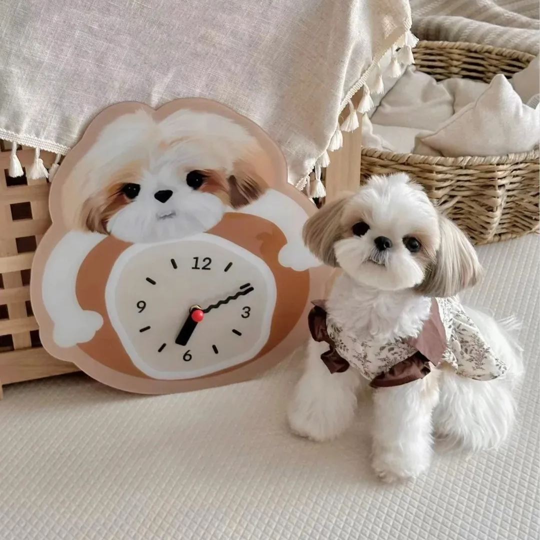 Custom Pet Photo Wall Clock