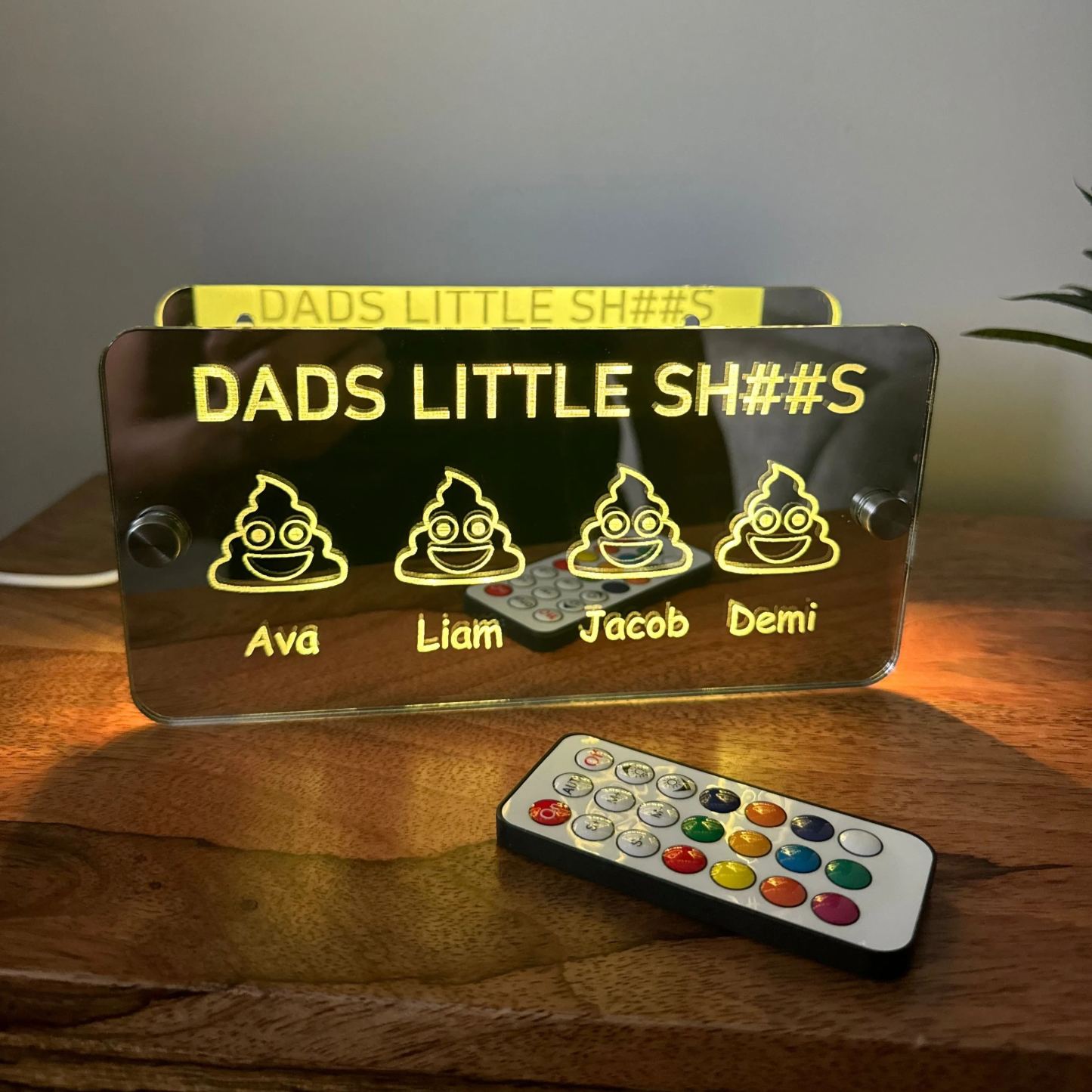 Gift For Fathers Day - Dads Little Sh##s Desk Light
