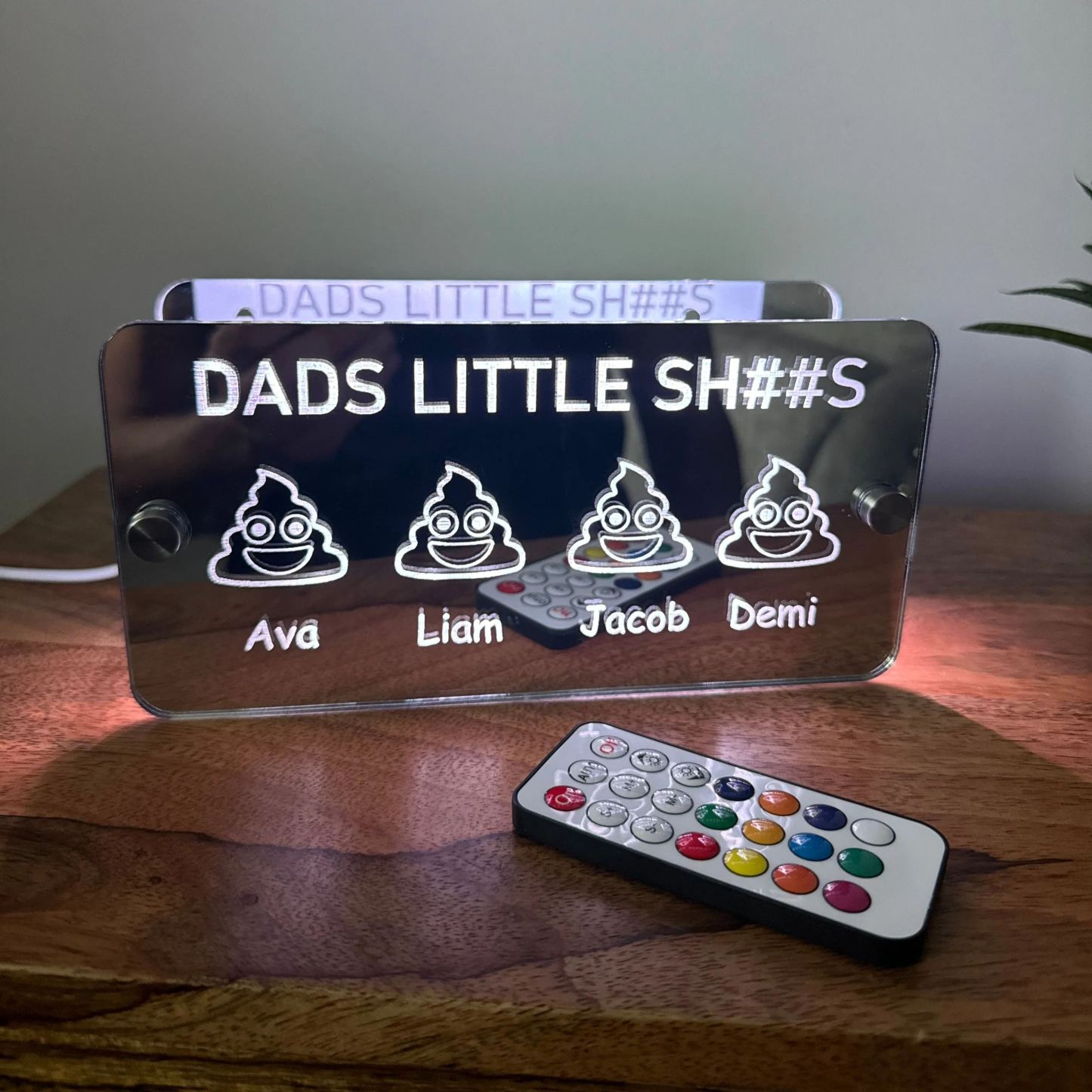 Gift For Fathers Day - Dads Little Sh##s Desk Light