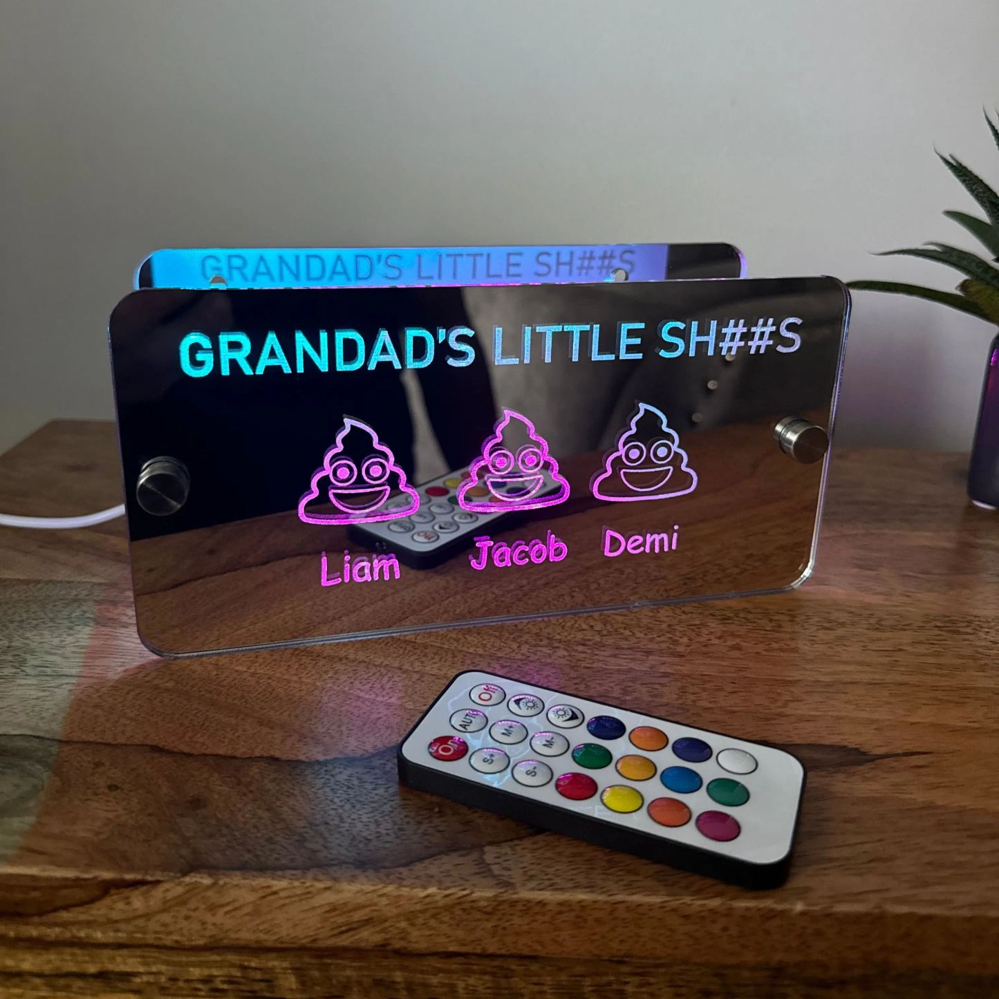 Gift For Fathers Day - Dads Little Sh##s Desk Light