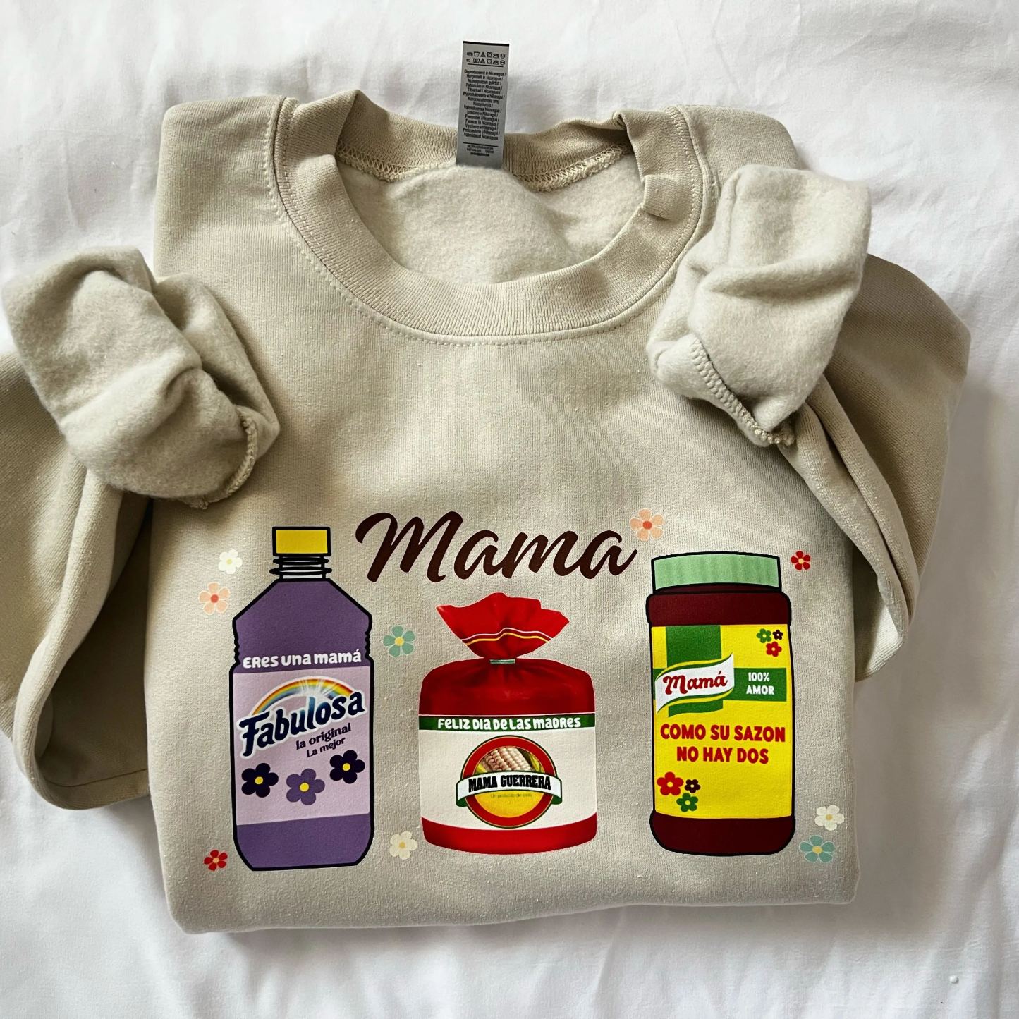 Customized Name Fun Cartoon Spice Jar Pattern Sweatshirt