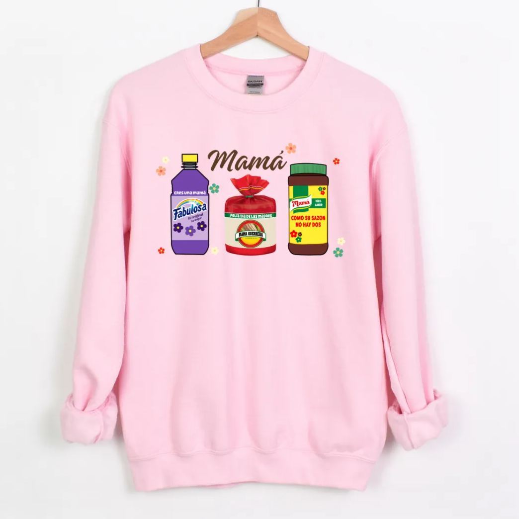 Customized Name Fun Cartoon Spice Jar Pattern Sweatshirt