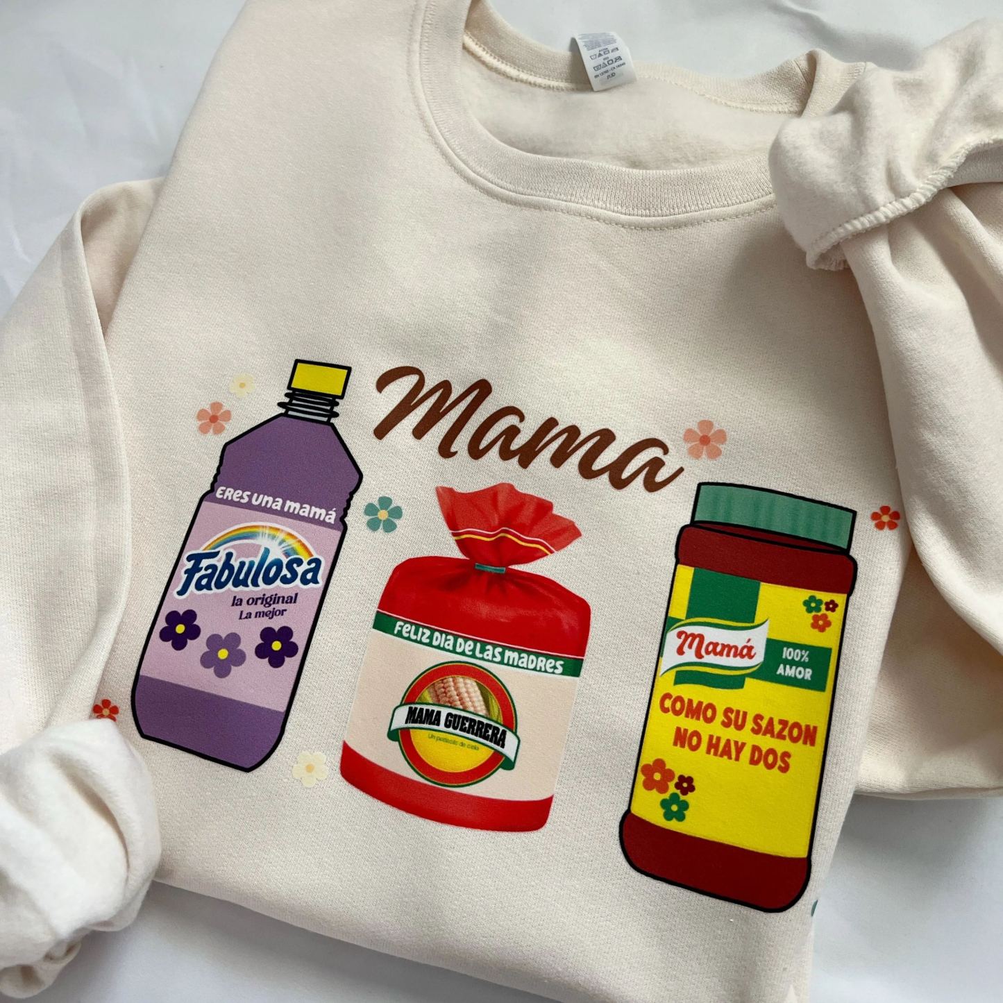 Customized Name Fun Cartoon Spice Jar Pattern Sweatshirt