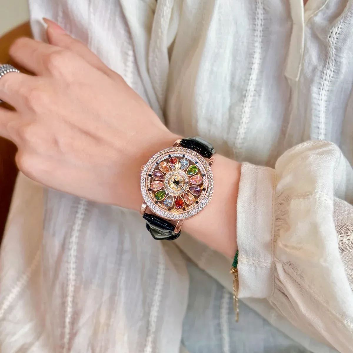 Women's Rotating Watch Anniversary Gift For Her