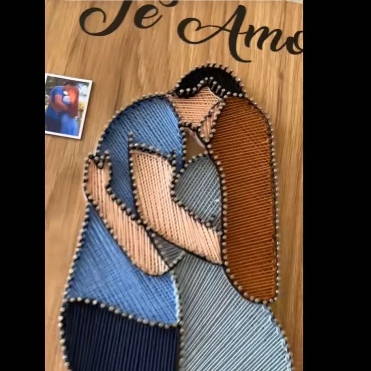 Custom Photo String Art – Personalized Nail and Thread Portrait