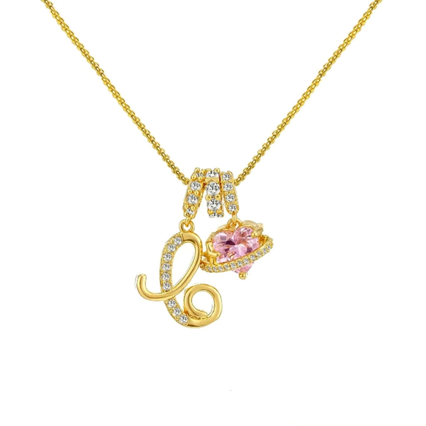 Initial Necklace 26 English Letter Necklace Initial Jewelry Best Anniversary Gift For Her