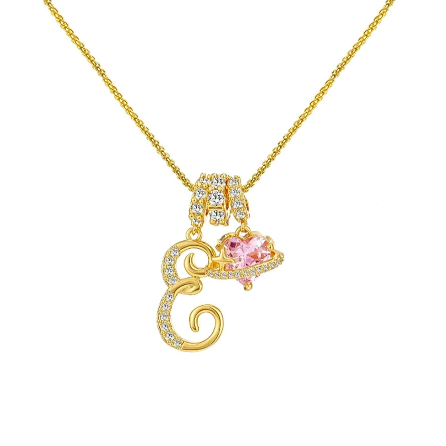 Initial Necklace 26 English Letter Necklace Initial Jewelry Best Anniversary Gift For Her