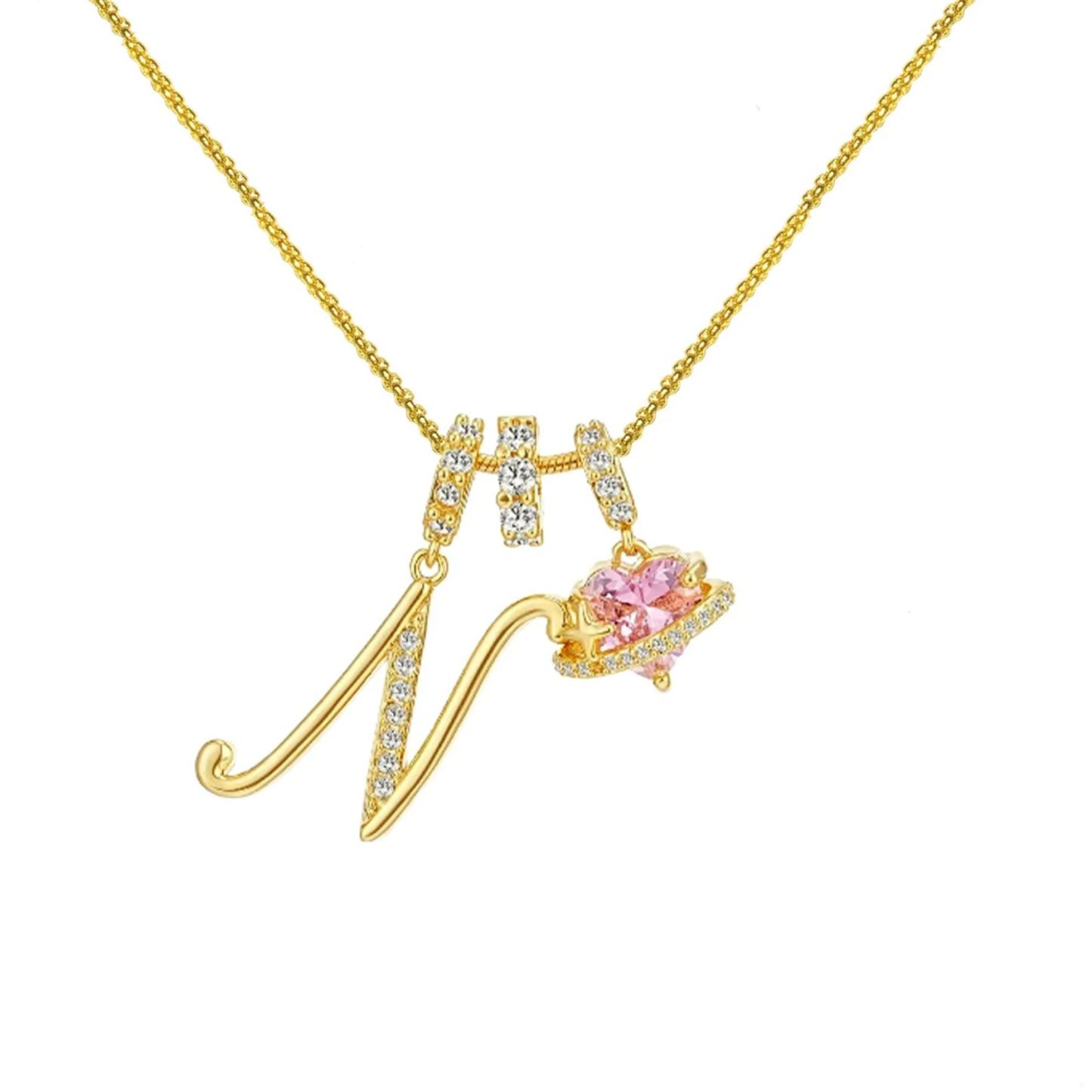 Initial Necklace 26 English Letter Necklace Initial Jewelry Best Anniversary Gift For Her