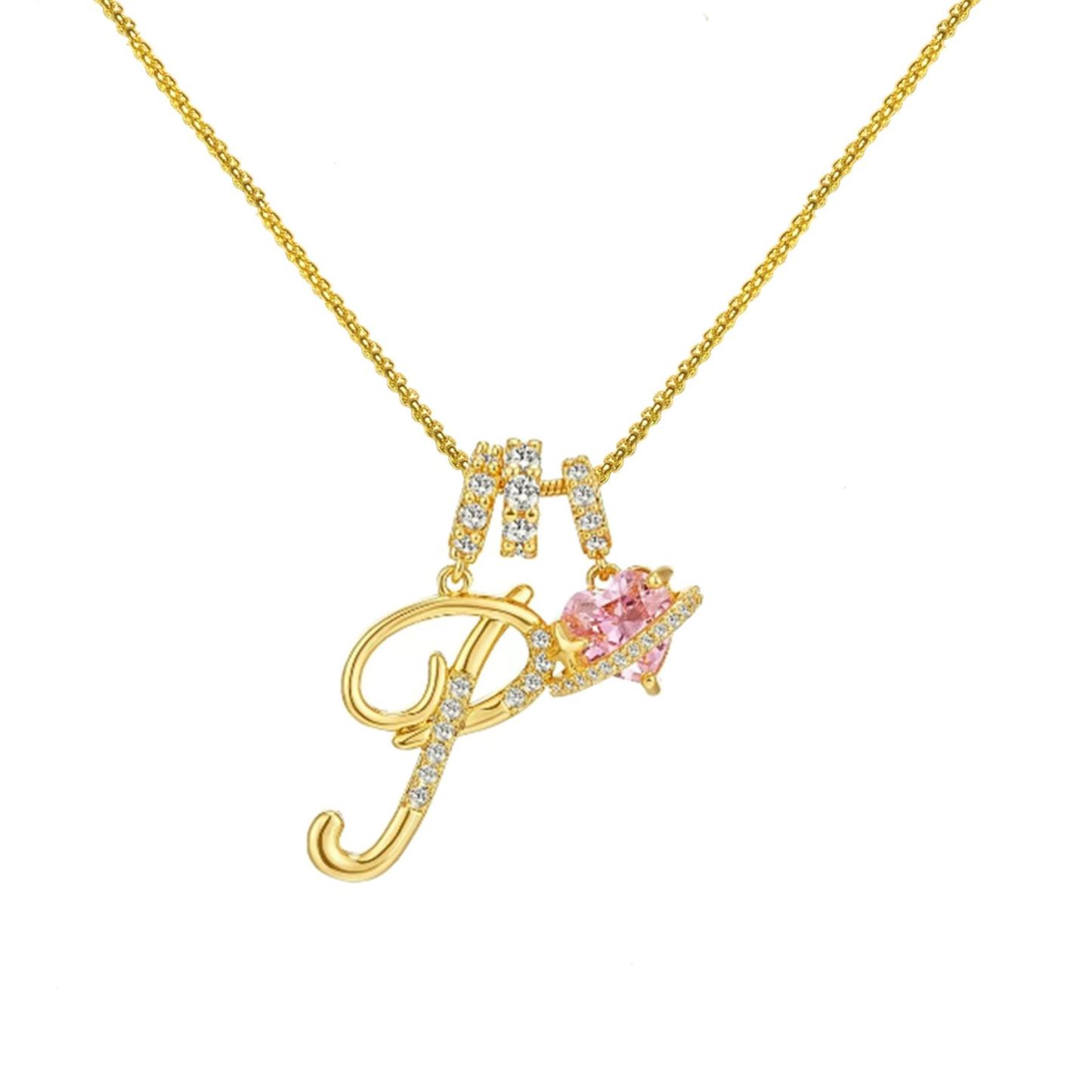 Initial Necklace 26 English Letter Necklace Initial Jewelry Best Anniversary Gift For Her