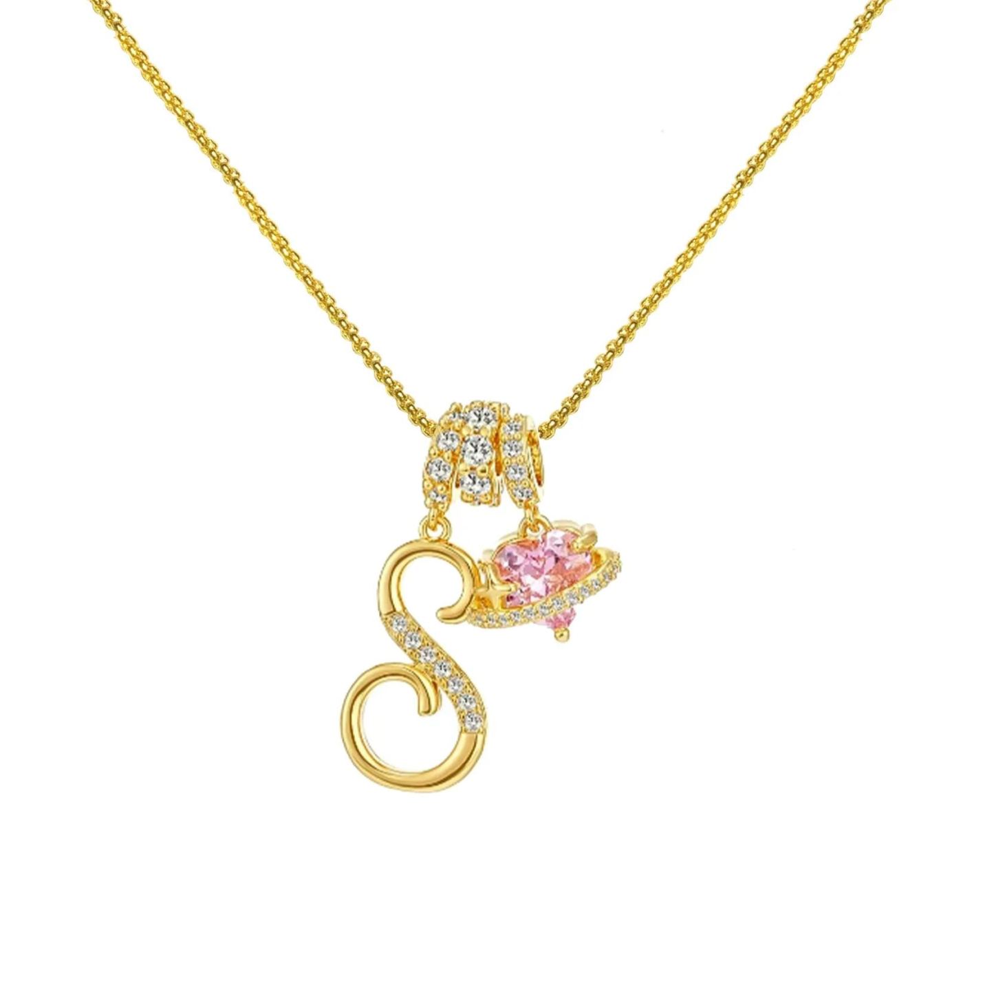 Initial Necklace 26 English Letter Necklace Initial Jewelry Best Anniversary Gift For Her