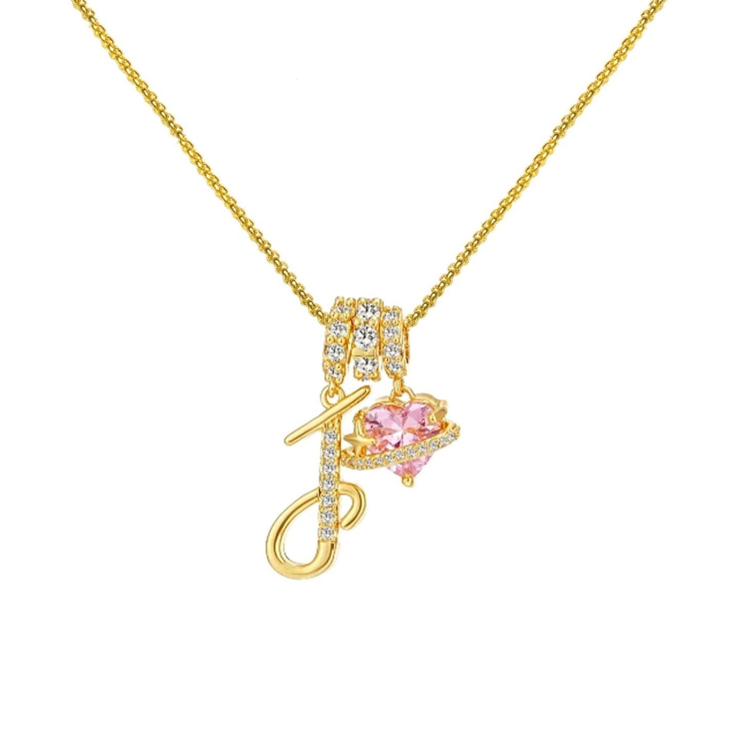 Initial Necklace 26 English Letter Necklace Initial Jewelry Best Anniversary Gift For Her