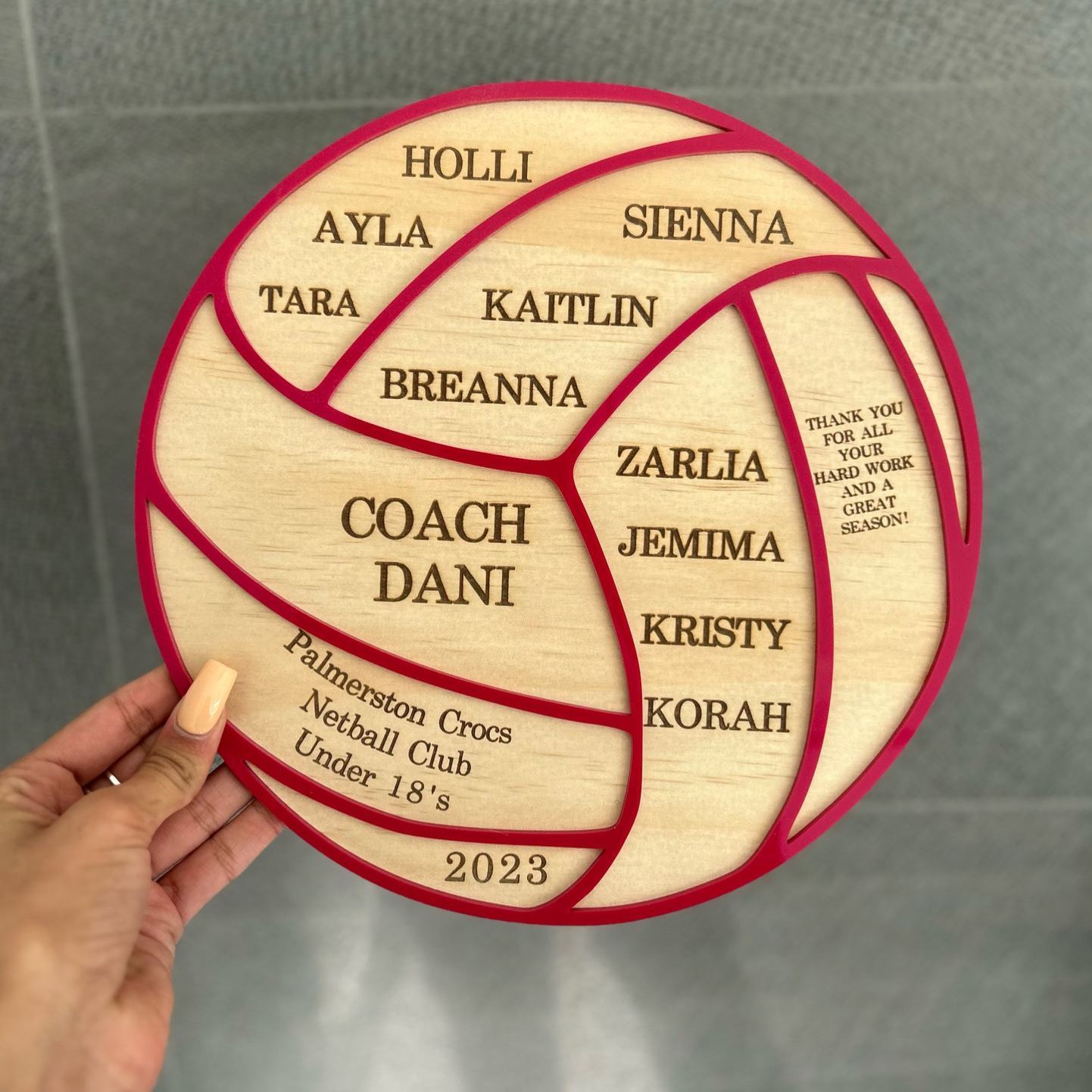 Personalized Thank You Plaque for Coaches Gifts