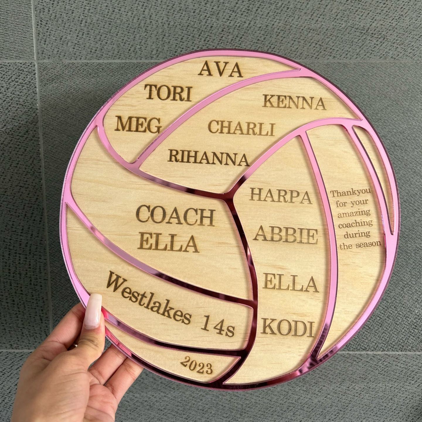 Personalized Thank You Plaque for Coaches Gifts